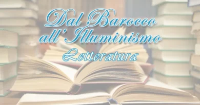 Letteratura dal Barocco all'Illuminismo