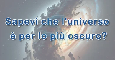 L'universo è per lo più oscuro